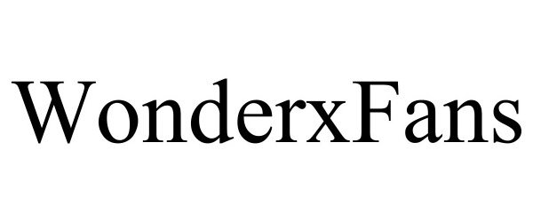 Trademark Logo WONDERXFANS