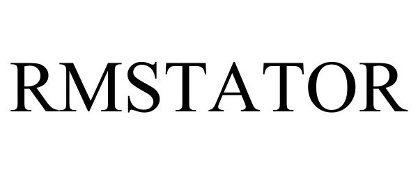 Trademark Logo RMSTATOR
