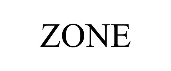 Trademark Logo ZONE