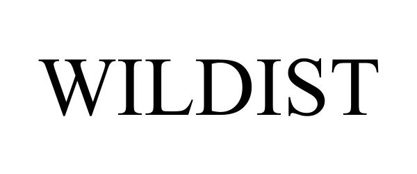 Trademark Logo WILDIST