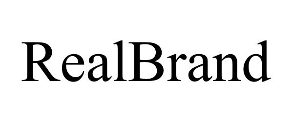 Trademark Logo REALBRAND