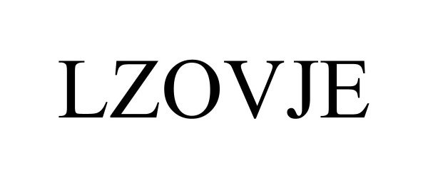 Trademark Logo LZOVJE