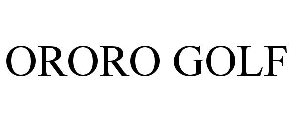  ORORO GOLF