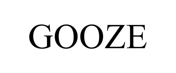 Trademark Logo GOOZE