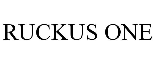 Trademark Logo RUCKUS ONE