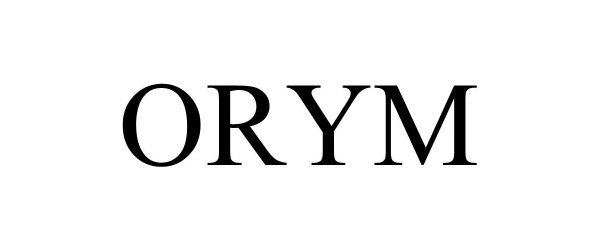 Trademark Logo ORYM
