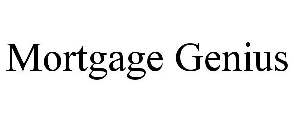 Trademark Logo MORTGAGE GENIUS