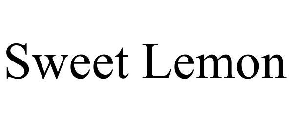 Trademark Logo SWEET LEMON