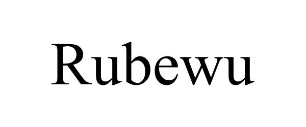 Trademark Logo RUBEWU
