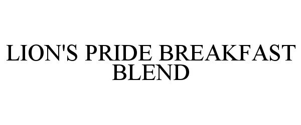  LION'S PRIDE BREAKFAST BLEND