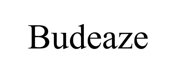 Trademark Logo BUDEAZE