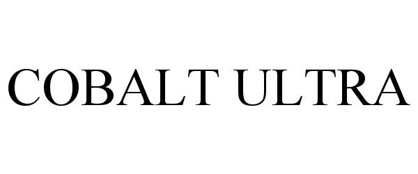 Trademark Logo COBALT ULTRA