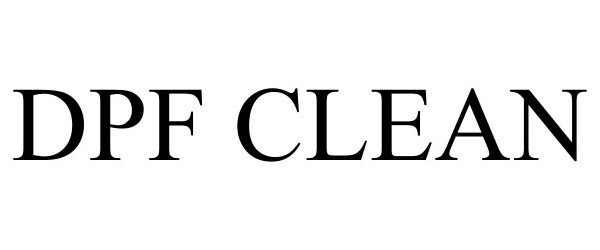 Trademark Logo DPF CLEAN
