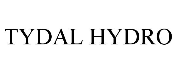  TYDAL HYDRO