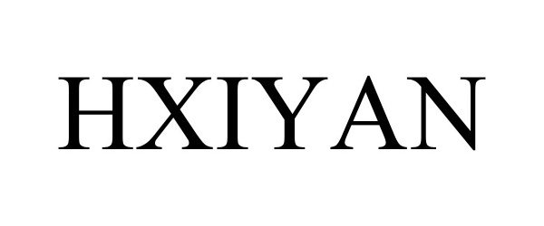 Trademark Logo HXIYAN