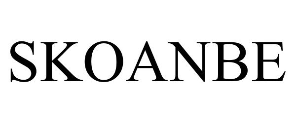 Trademark Logo SKOANBE