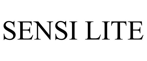 Trademark Logo SENSI LITE