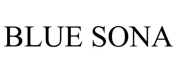 Trademark Logo BLUE SONA