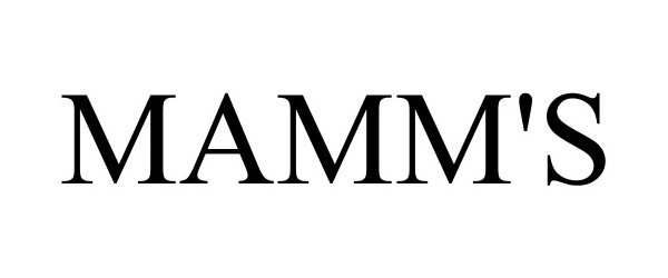 Trademark Logo MAMM'S