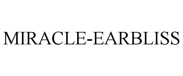 Trademark Logo MIRACLE-EARBLISS