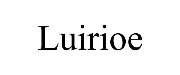 Trademark Logo LUIRIOE