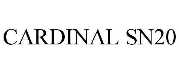 Trademark Logo CARDINAL SN20