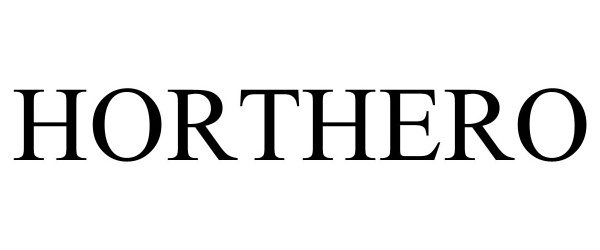 Trademark Logo HORTHERO