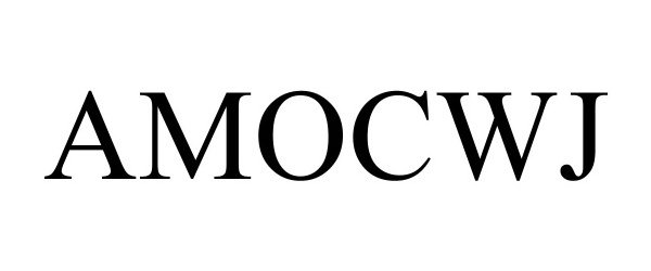 Trademark Logo AMOCWJ