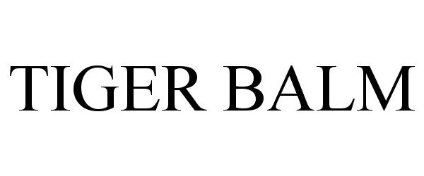 Trademark Logo TIGER BALM
