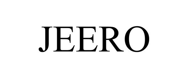 Trademark Logo JEERO