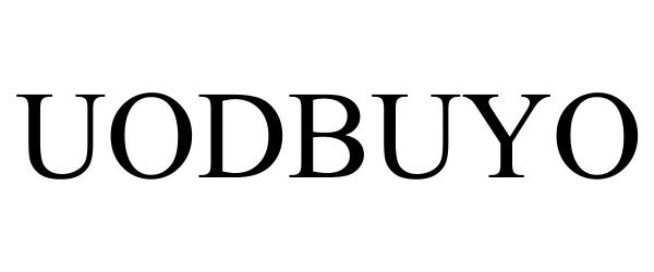 Trademark Logo UODBUYO