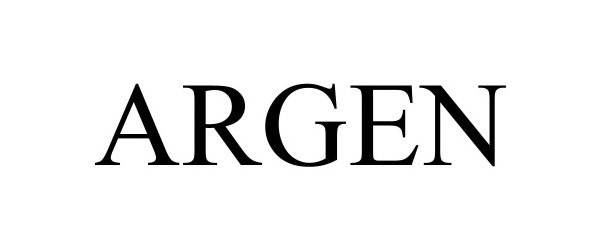 Trademark Logo ARGEN