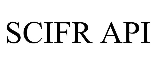 Trademark Logo SCIFR API