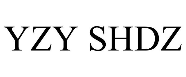 Trademark Logo YZY SHDZ