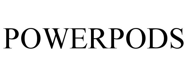 Trademark Logo POWERPODS