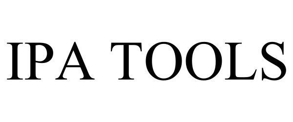 Trademark Logo IPA TOOLS