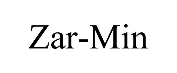 Trademark Logo ZAR-MIN