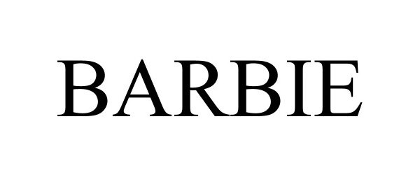 Trademark Logo BARBIE