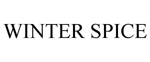 Trademark Logo WINTER SPICE