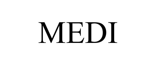 Trademark Logo MEDI