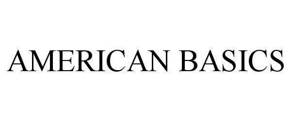 Trademark Logo AMERICAN BASICS