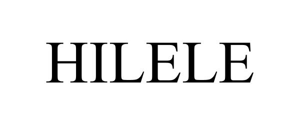 Trademark Logo HILELE