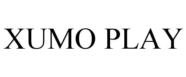 Trademark Logo XUMO PLAY