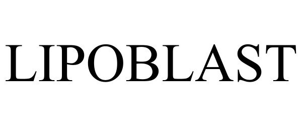 Trademark Logo LIPOBLAST
