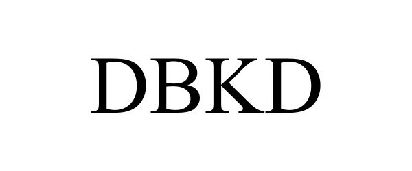 Trademark Logo DBKD