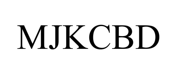 Trademark Logo MJKCBD