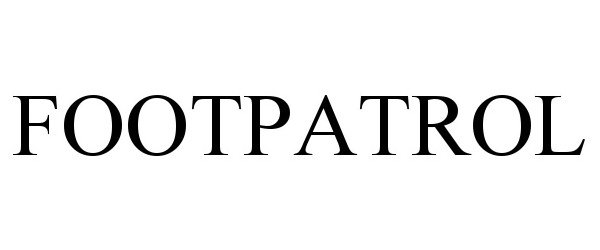 Trademark Logo FOOTPATROL