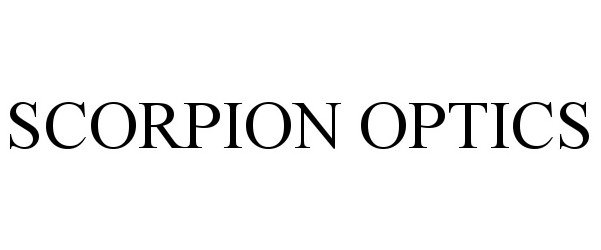 Trademark Logo SCORPION OPTICS