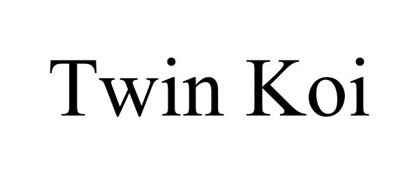 Trademark Logo TWIN KOI
