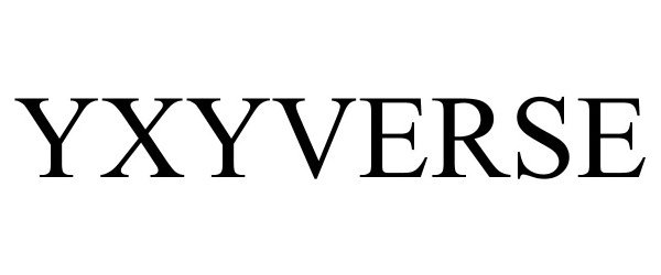 Trademark Logo YXYVERSE